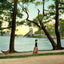 Meyers Lake in Canton in 1907 vintage print