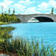 Middle Bridge Jackson Park Chicago in 1905 Vintage Print (7 Sizes)