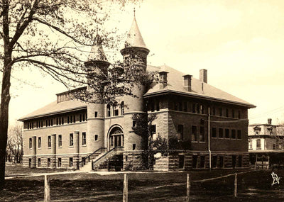 Middletown CT Fayerweather Gymnasium Wesleyan University in 1905 Vintage Print