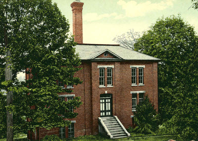 Physical Laboratory Miller School VA in 1906 Vintage Print (7 Sizes) - Enhanced