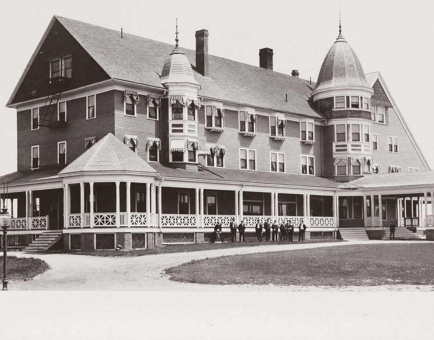 Great Northern Hotel Millinocket Maine in 1905 Vintage Photo (7 Sizes)