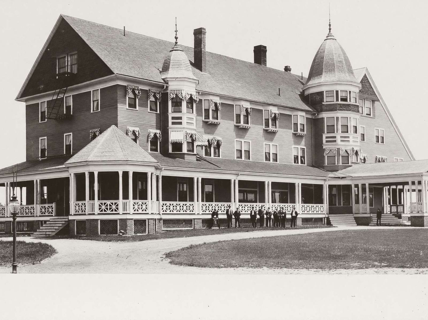 Great Northern Hotel Millinocket Maine in 1905 Vintage Photo (7 Sizes)