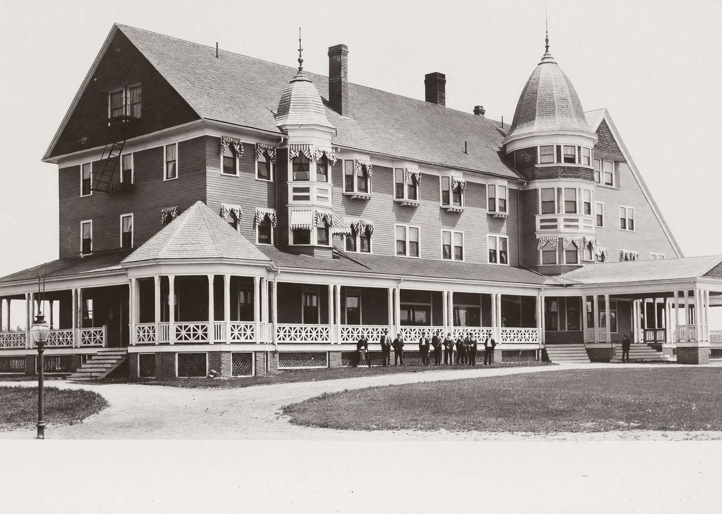 Great Northern Hotel Millinocket Maine in 1905 Vintage Photo (7 Sizes)