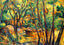 Millstone and Cistern Under Trees 1894 by Paul Cezanne Art Print (6 Sizes)