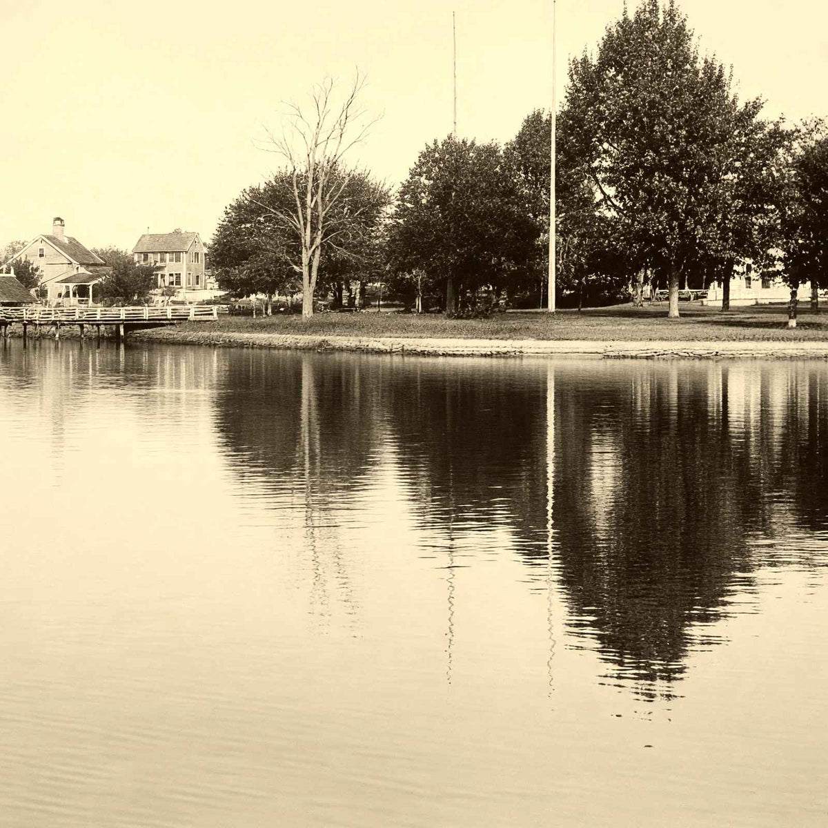 Miles River Near Easton MD in 1905 Photo Print (7 Sizes) - Premium Print