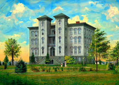 Miller Orphan Asylum Lynchburg VA in 1907 Art Print (7 Sizes) - High Quality