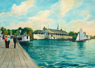 Tonka Bay Lake Minnetonka in 1906 Art Print (7 Sizes) - Archival Paper