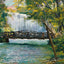 Minnehaha Falls from the Glen in 1906 art print