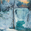 Minnehaha Falls in Winter in 1906 art print