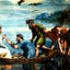 Miraculous Draught of Fishes (1515) painting by Raphael (1515)