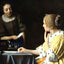 Mistress and Maid 1667 Art Print (6 Sizes) - Enhanced