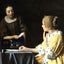 Mistress and Maid 1667 Art Print (6 Sizes) - Enhanced
