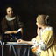 Mistress and Maid (Lady with Her Maidservant Holding a Letter ) painting by Johannes Vermeer (1667)