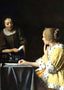Mistress and Maid 1667 Art Print (6 Sizes) - Enhanced