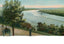 Mississippi River from Indian Mound Park St Paul in 1906 Vintage Print