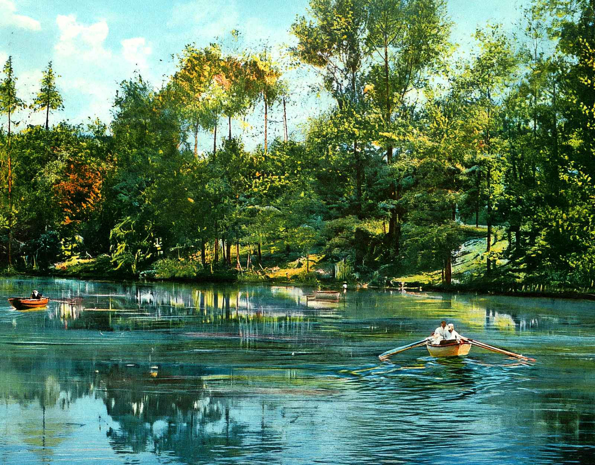Dog River Mobile Alabama in 1906 Vintage Print (7 Sizes) - Premium Print