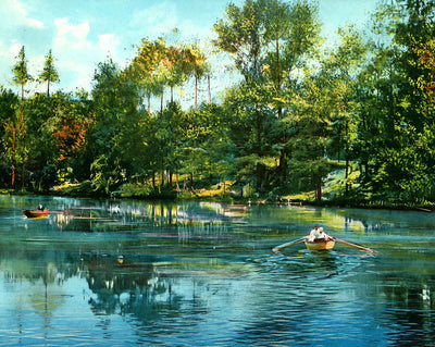 Dog River in Mobile in 1906 vintage print