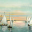 Sunrise on Mobile Bay in 1905 vintage print