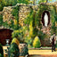Grotto of Lourdes Spring Hill College in 1909 Vintage Print (7 Sizes)