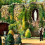 Grotto of Lourdes Spring Hill College in 1909 Vintage Print (7 Sizes)