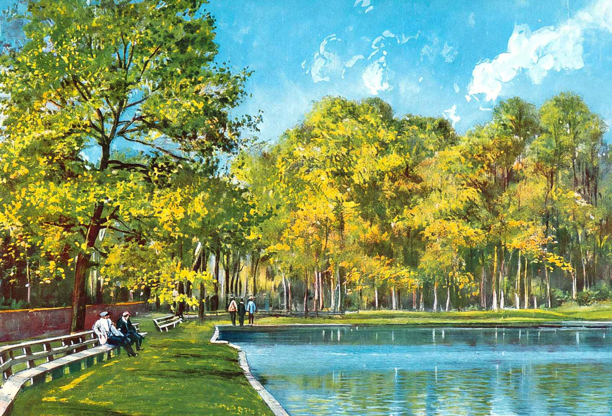 Spring Hill College Lake Mobile Alabama in 1909 Vintage Print (7 Sizes)
