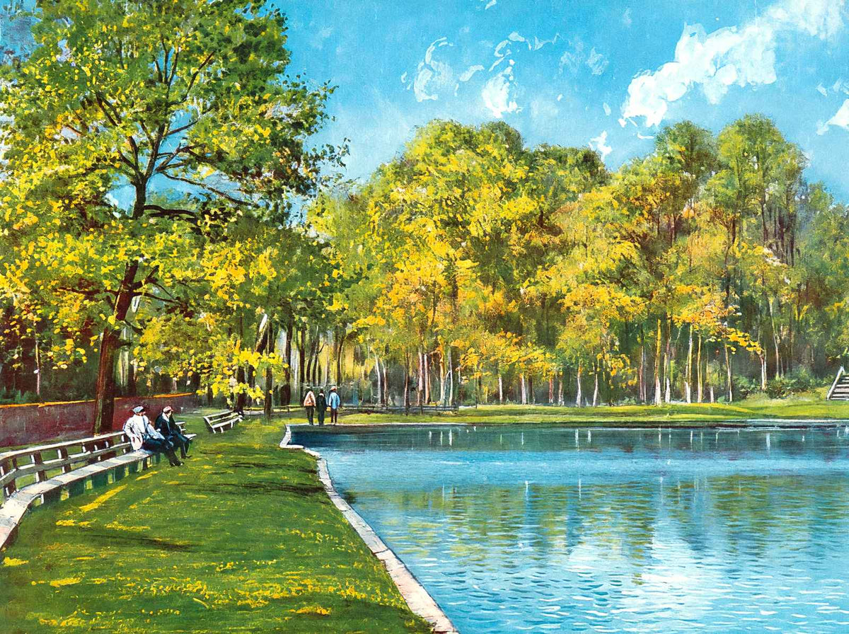 Spring Hill College Lake Mobile Alabama in 1909 Vintage Print (7 Sizes)