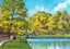 Spring Hill College Lake Mobile Alabama in 1909 Vintage Print (7 Sizes)