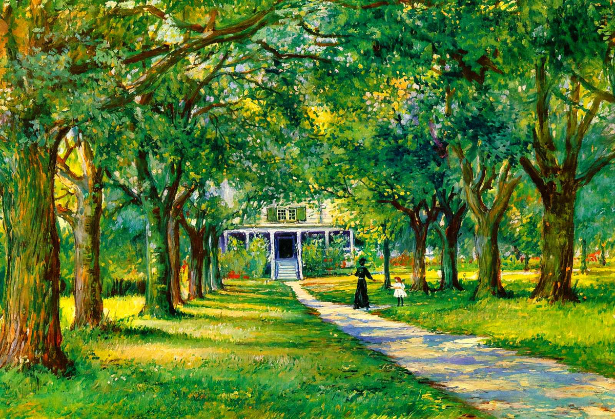 Old Home of Augusta Evans Wilson Mobile Alabama in 1909 Painting Print
