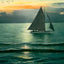 Sunset on Mobile Bay in 1906 Vintage Print (7 Sizes) - Acid Free