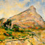 Mont Sainte-Victoire 1898 Painting by Paul Cezanne Art Print (6 Sizes)