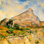 Mont Sainte-Victoire (1898) art print by Paul Cezanne (1898)