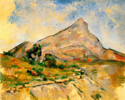 Mont Sainte-Victoire (1898) art print by Paul Cezanne (1898)