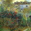 Monet in His Garden at Argenteuil 1873 by Renoir Art Print (6 Sizes)