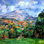 Mont Sainte-Victoire (1890) fine art print by Paul Cezanne (1890)