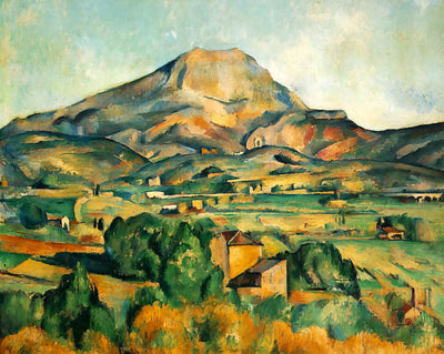 Mont Sainte-Victoire (1895) art print by Paul Cezanne (1895)