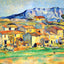 Mont Sainte-Victoire 1890 Painting by Paul Cezanne Art Print (6 Sizes)