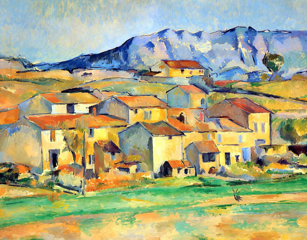Mont Sainte-Victoire 1890 Painting by Paul Cezanne Art Print (6 Sizes)