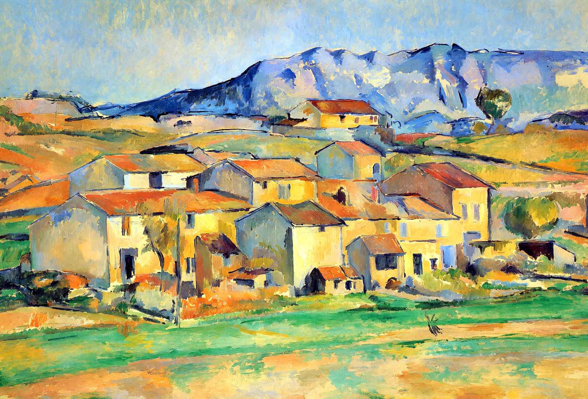 Mont Sainte-Victoire 1890 Painting by Paul Cezanne Art Print (6 Sizes)