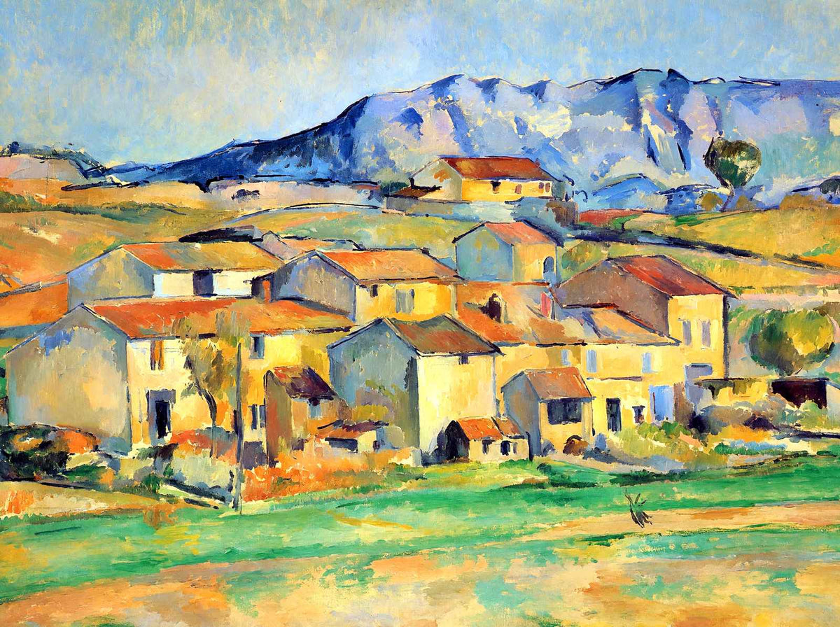 Mont Sainte-Victoire 1890 Painting by Paul Cezanne Art Print (6 Sizes)