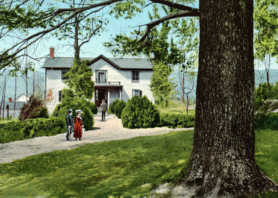 Monroe Home Near Charlottesville VA in 1908 Vintage Print (7 Sizes)
