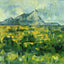 Mont Sainte-Victoire 1906 Painting by Paul Cezanne Art Print (6 Sizes)