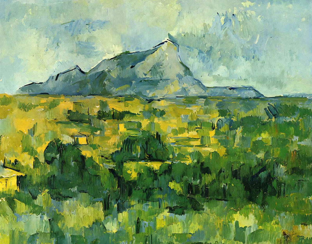 Mont Sainte-Victoire 1906 Painting by Paul Cezanne Art Print (6 Sizes)