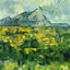 Mont Sainte-Victoire 1906 Painting by Paul Cezanne Art Print (6 Sizes)