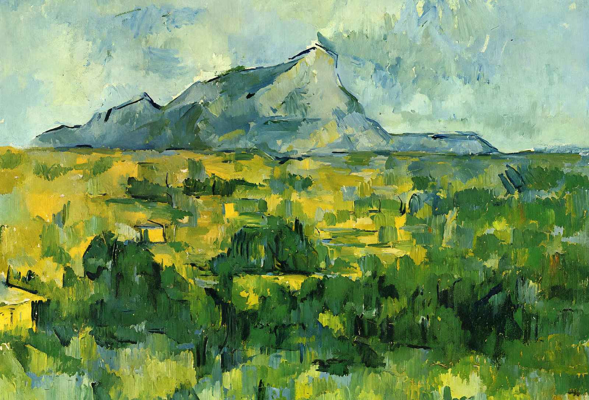 Mont Sainte-Victoire 1906 Painting by Paul Cezanne Art Print (6 Sizes)