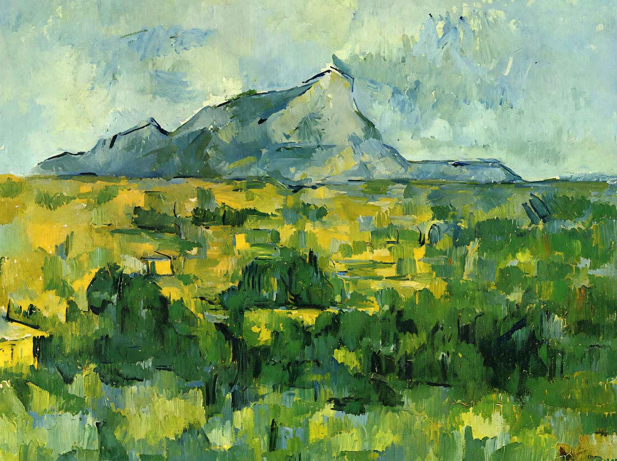 Mont Sainte-Victoire 1906 Painting by Paul Cezanne Art Print (6 Sizes)