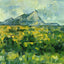 Mont Sainte-Victoire fine art print by Paul Cezanne (1906)