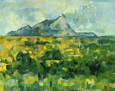 Mont Sainte-Victoire fine art print by Paul Cezanne (1906)