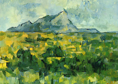 Mont Sainte-Victoire 1906 Painting by Paul Cezanne Art Print (6 Sizes)