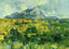 Mont Sainte-Victoire 1906 Painting by Paul Cezanne Art Print (6 Sizes)