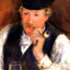 Monsieur Fornaise Art Print 1875 Painting by Pierre-Auguste Renoir (6 Sizes)